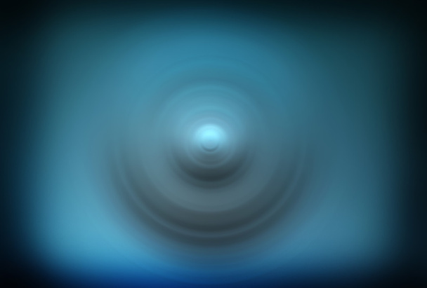 sininen dynaaminen ympyrä mustalla taustalla. abstrakti kuva
 - Valokuva, kuva