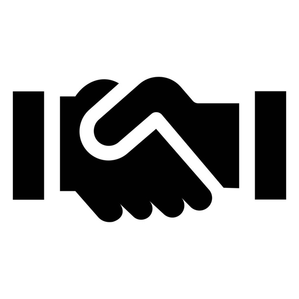 overeenkomst contract deal icoon - Vector, afbeelding