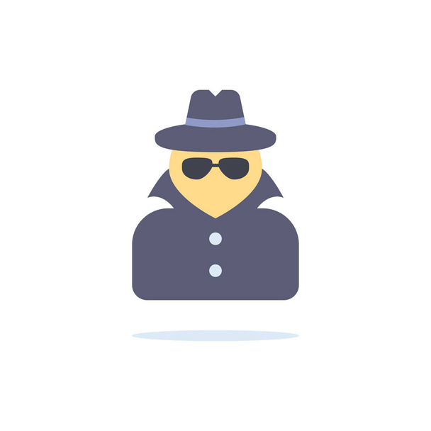 anonymous secret unknown icon in flat style - Vecteur, image