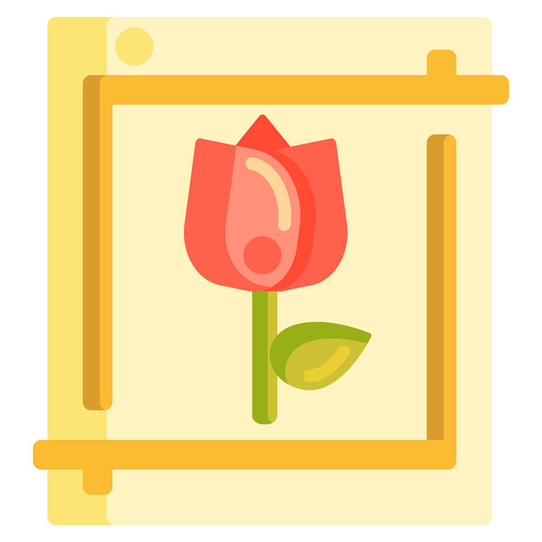crop expand resize icon in flat style - Wektor, obraz