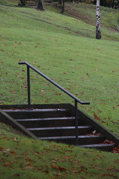 Σκάλες σε αστικό πάρκο - Φωτογραφία, εικόνα