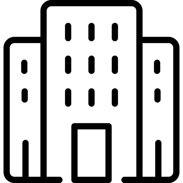 будівельні будівлі Манчестерська міська ікона в контурному стилі
 - Вектор, зображення