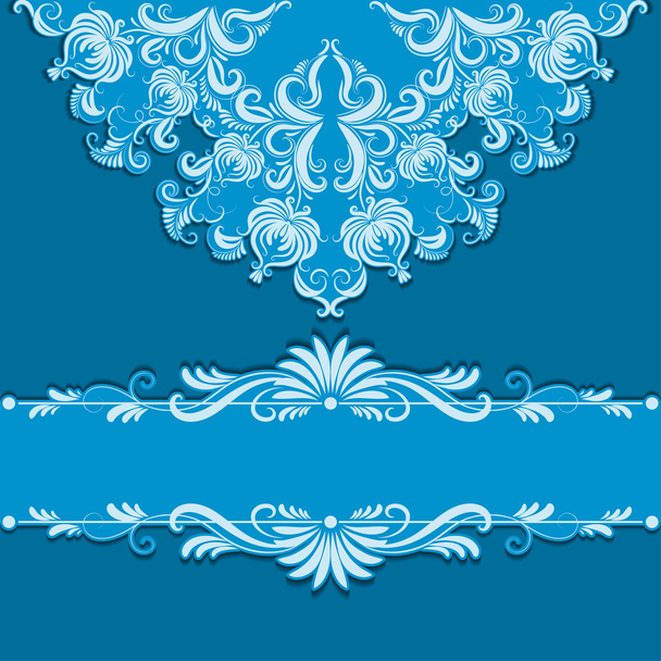 Vector pattern and frame - Vettoriali, immagini