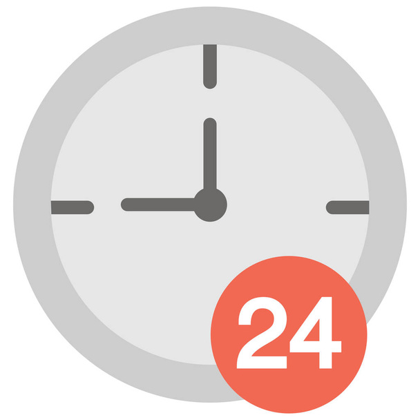 Uhr Helpdesk Stunden Symbol in der Kategorie Shopping-E-Commerce - Vektor, Bild
