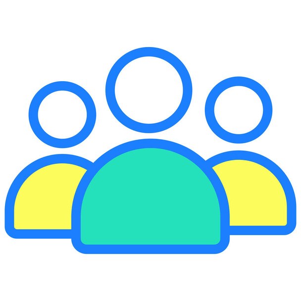 communication contacts conversation icon in marketing-seo category - Vector, Image