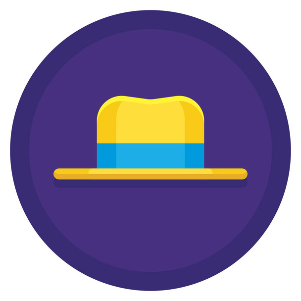 Kamp şapkaları ikonu doğa-açık macera kategorisinde - Vektör, Görsel