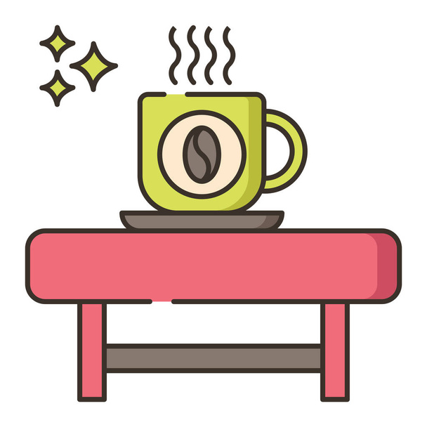 coffee coffee table cup icon in food-drinks category - Wektor, obraz