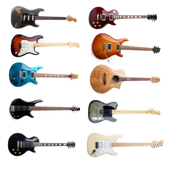 Set of electric guitars - Photo, Image