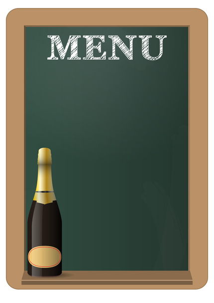 menu chalkboard - Vector, Imagen