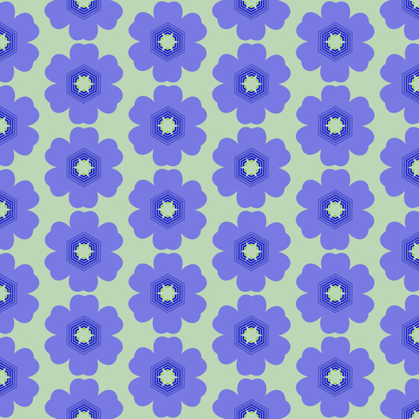 Cornflower flower seamless pattern. For backgrounds and textures. Illustration. - Photo, image