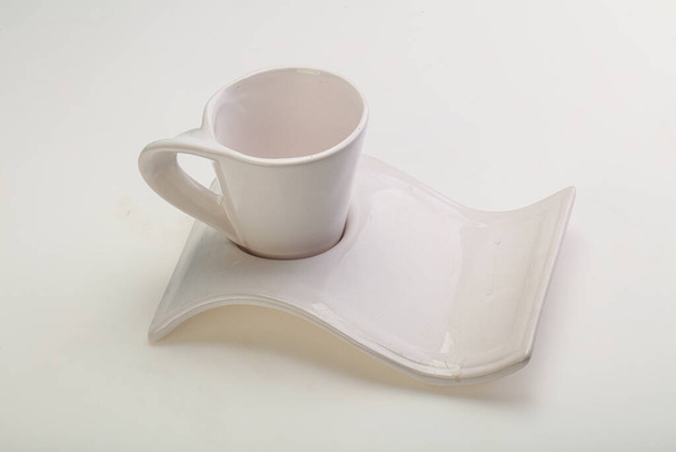 Leere Tasse für Tee oder Kaffee isoliert - Foto, Bild