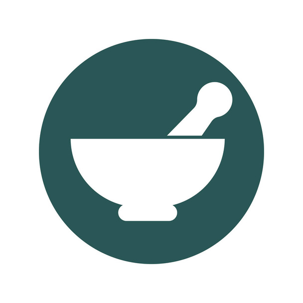 Medicine bowl Icona vettoriale che può facilmente modificare o modificare - Vettoriali, immagini