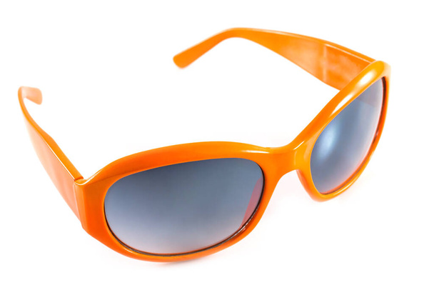 оранжевые очки изолированы на белом фоне - Фото, изображение