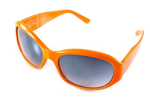 оранжевые очки изолированы на белом фоне - Фото, изображение