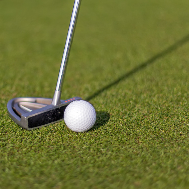 golfclub en bal - Foto, afbeelding