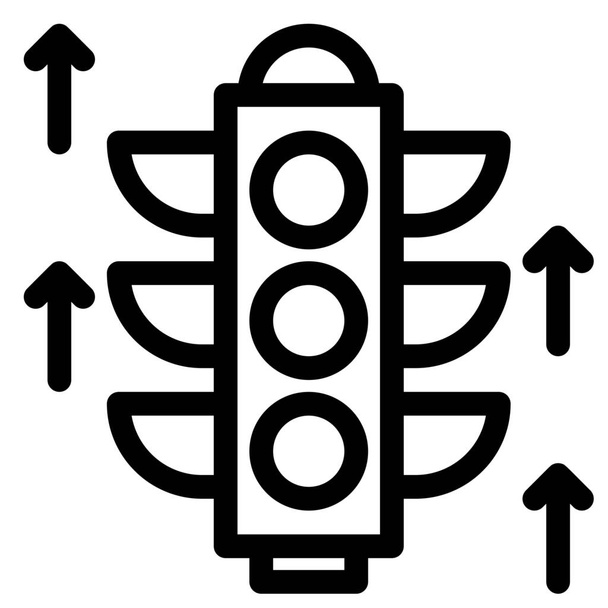значок сервера світлового червоного кольору у стилі контур
 - Вектор, зображення