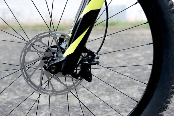 Close up view of the bicycle parts - Valokuva, kuva