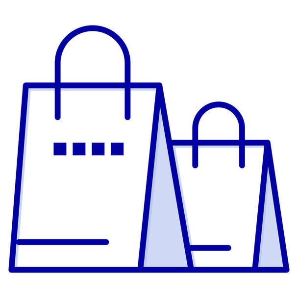 ícone bolsa loja de bolsa na categoria de compras-comércio eletrônico - Vetor, Imagem