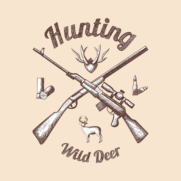 Deer hunting Free Stock Vectors