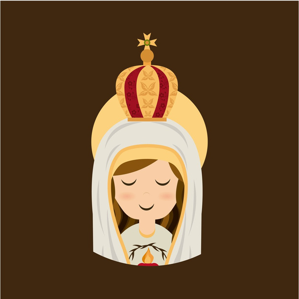 diseño santo Mary  - Vector, imagen