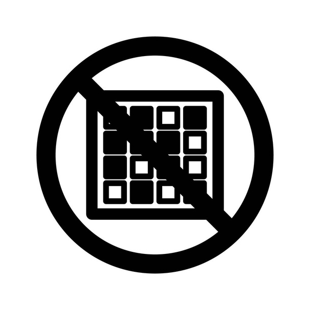 Stop Chess izolált vektor ikon, amely könnyen módosíthatja vagy szerkesztheti - Vektor, kép