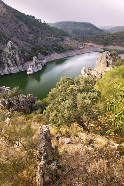 Salto del Gitano Observatory, Tajo River, Monfrague kansallispuisto, SPA, ZEPA, Biosfääri Reserve, Caceresin maakunta, Extremadura, Espanja, Eurooppa - Valokuva, kuva