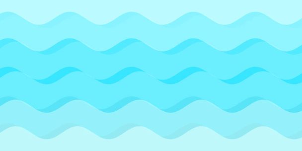 Blauwe witte kleur golf patroon textuur achtergrond. Gebruik voor design zomervakantie concept.  - Foto, afbeelding