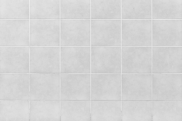 White ceramic wall tile texture and background seamless - Photo, Image