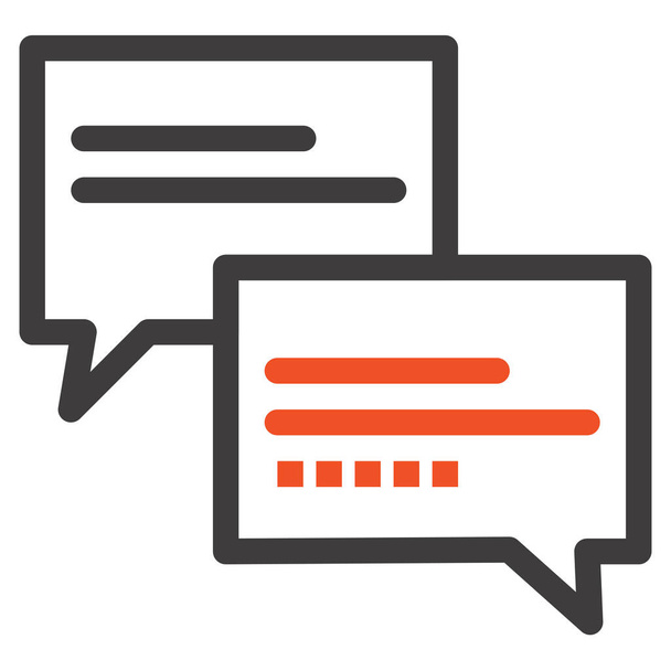 chat comment education icon - Vector, Image