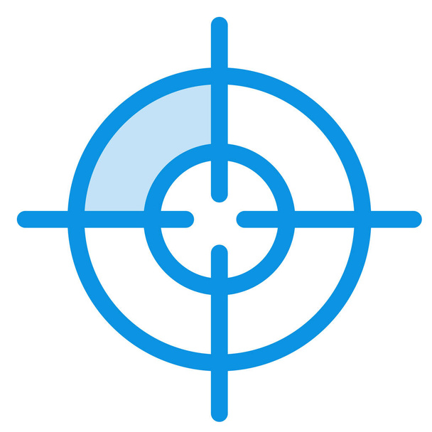 cílová ikona cílového rozhraní v optimální kategorii uživatelského rozhraní - Vektor, obrázek
