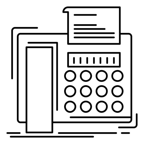 advertsing communication data icon in outline style - Vector, afbeelding