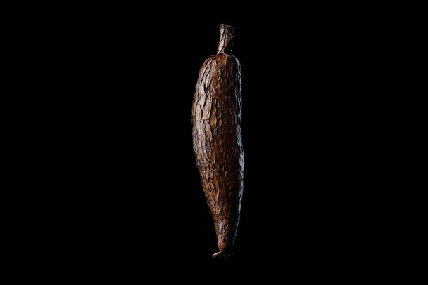 cassava isolated on black background. - Photo, image