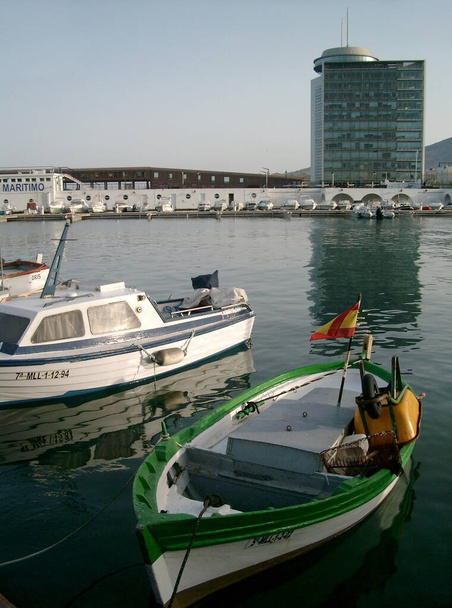 Melilla (Spain). Boats in the fishing port of the city of Melilla - Valokuva, kuva