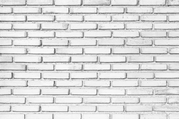 Современная текстура стены из белого кирпича для фона - Фото, изображение