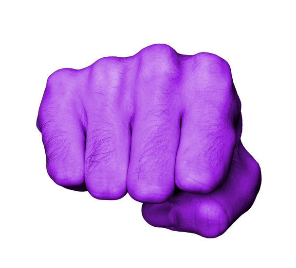 Fist of a man punching - Photo, Image