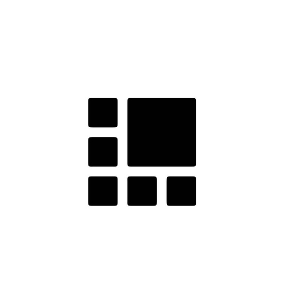 ikona zvýraznění mřížky v jednolitém stylu - Vektor, obrázek