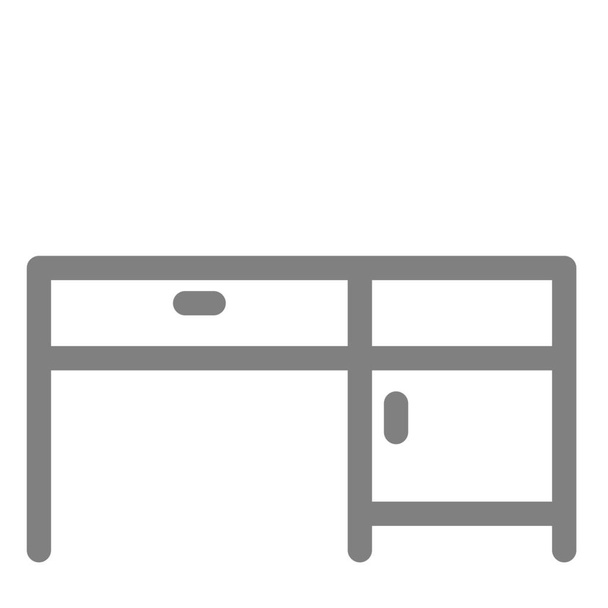 bureau icône de tiroir de bureau dans la catégorie Meubles et décorations à la maison - Vecteur, image