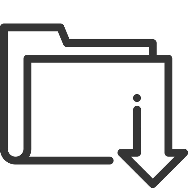 icona del documento del computer freccia in stile Outline - Vettoriali, immagini