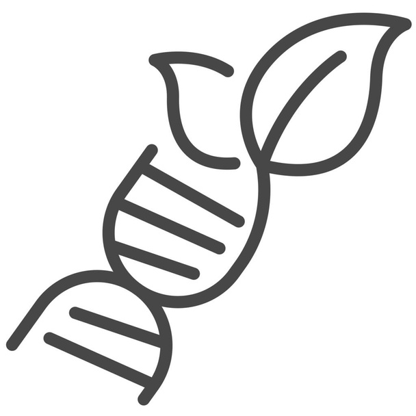 biotechnology dna experimental icon in Outline style - Vector, Image