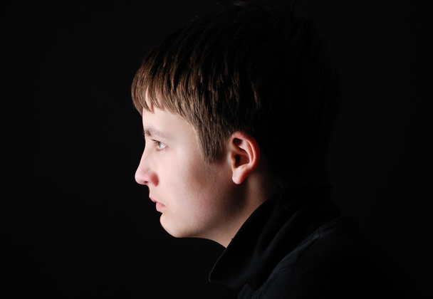 Profile of the sad boy - Photo, Image