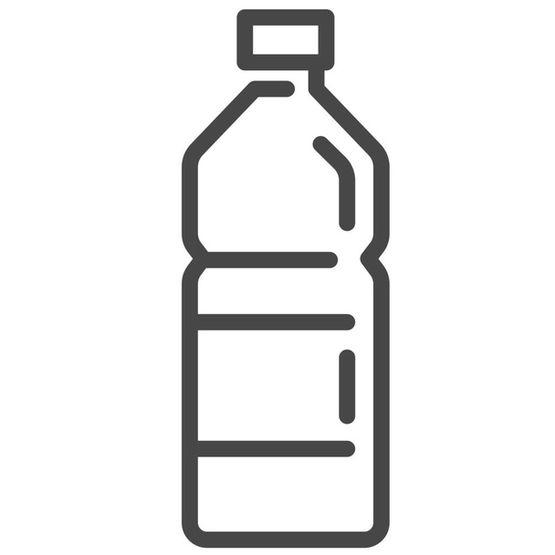 flakon ital folyékony ikon körvonalazott stílusban - Vektor, kép