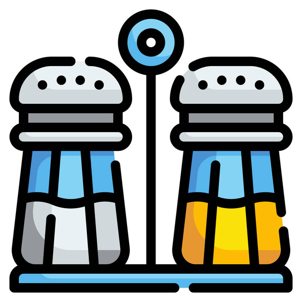 condiment cooking kitchen icon - Vector, Image