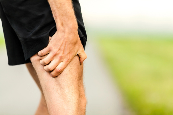 Runners leg pain injury - Φωτογραφία, εικόνα