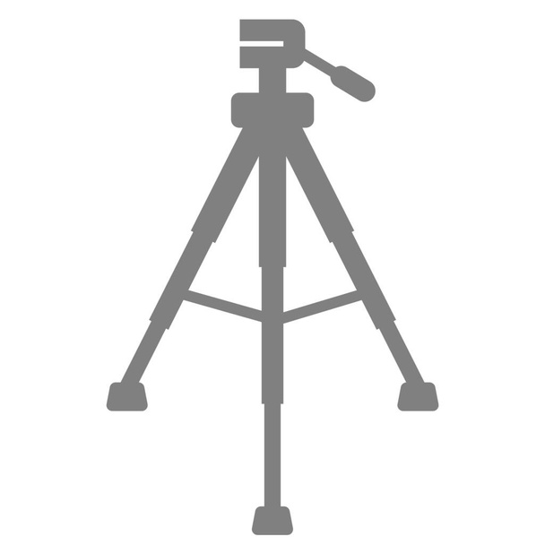 camera stand tripod icon in Outline style - Vector, Image