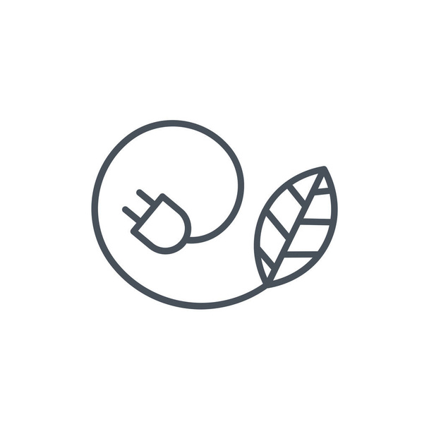 clean ecology energy icon in Outline style - Vector, Image