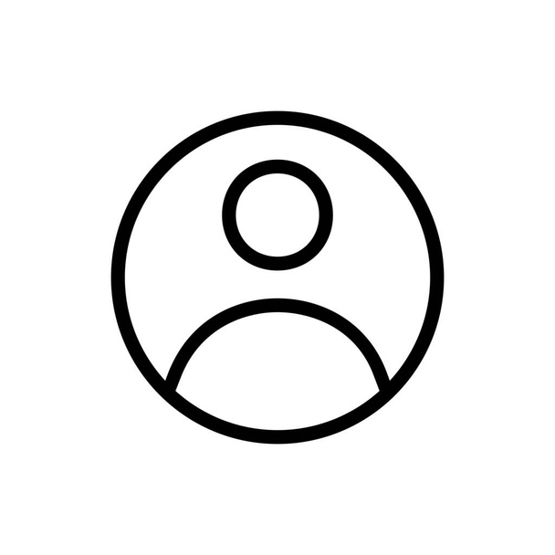 значок гравця особи учасника у стилі контур
 - Вектор, зображення