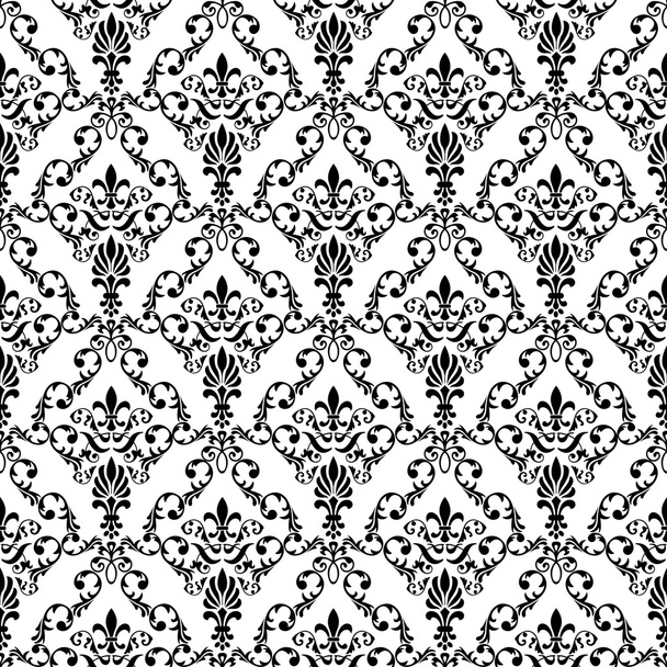 Seamless wallpaper pattern from abstract smooth forms - Photo, image