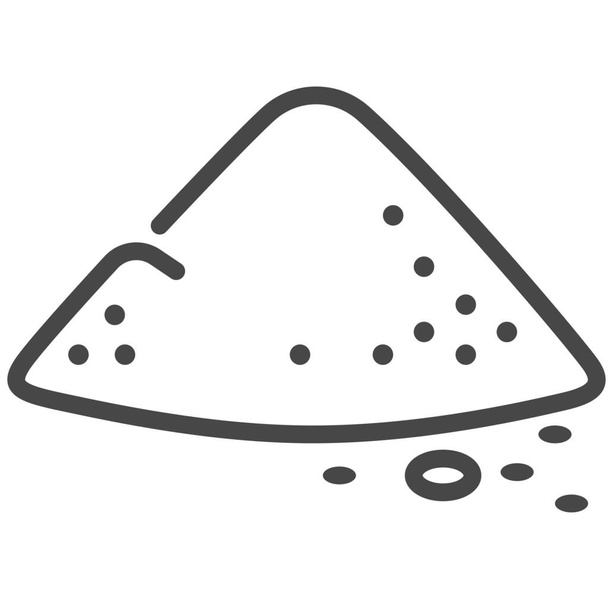 dirt dust ground icon in Outline style - Vector, Image