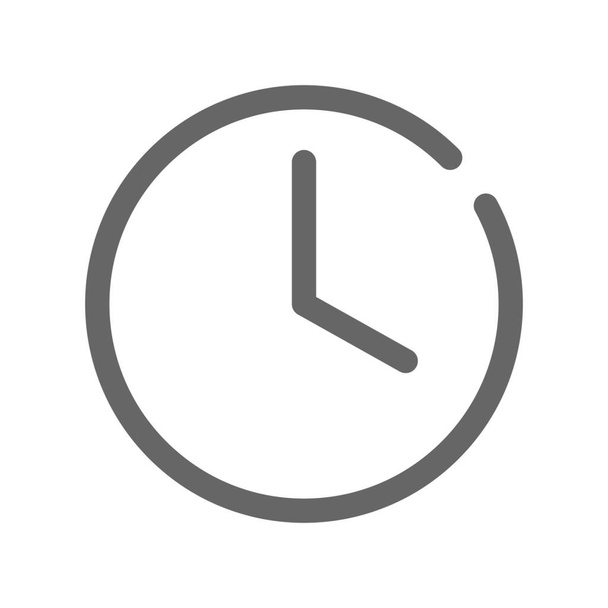 orologio icona del tempo di allarme - Vettoriali, immagini