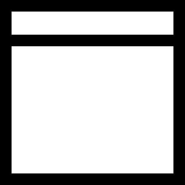 verdelen interface lay-out pictogram in Outline stijl - Vector, afbeelding